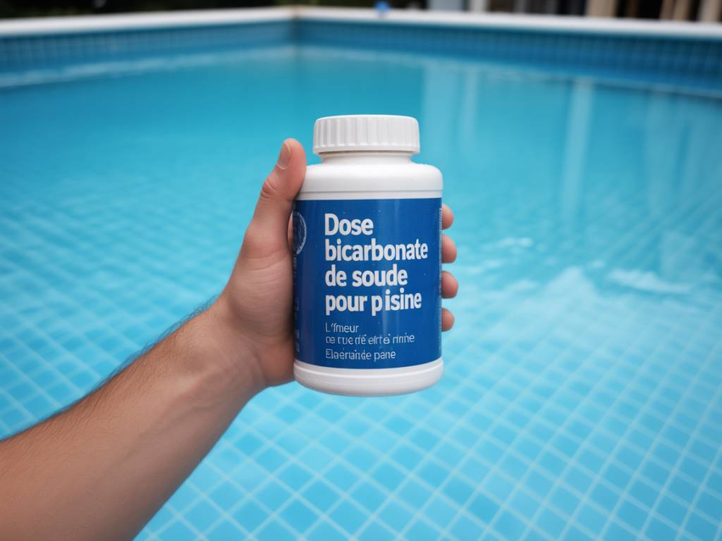 Dose de bicarbonate de soude pour piscine : l’erreur à ne pas faire pour une eau claire et saine