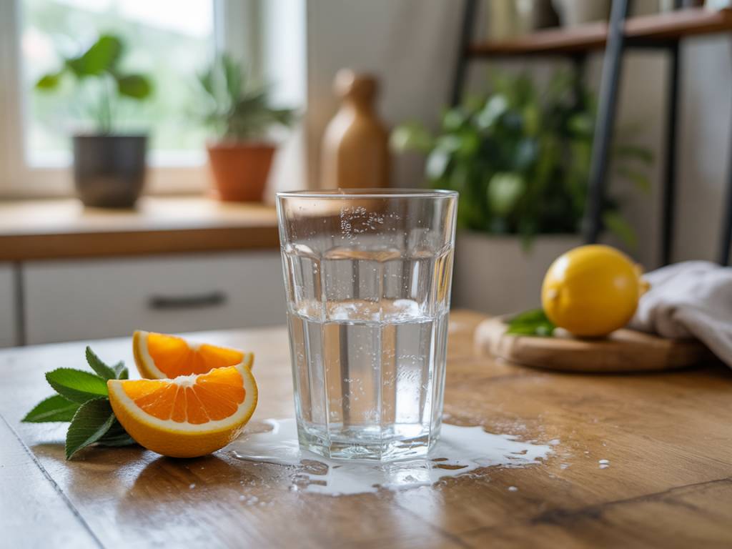 Enlever calcaire sur verre : astuces naturelles pour retrouver des verres brillants comme neufs