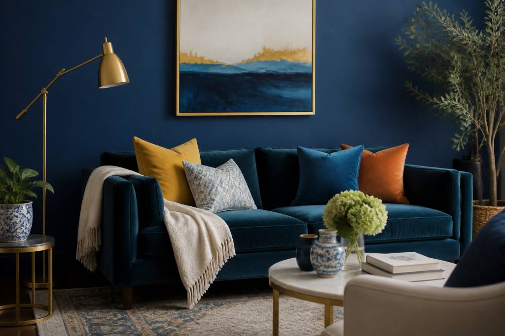 Couleurs qui vont bien avec le bleu : les meilleures associations en décoration et en mode