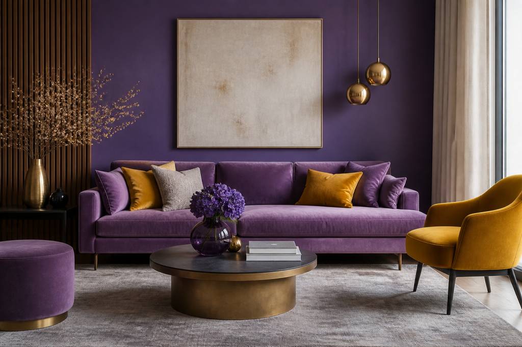 Avec quelle couleur associer le violet ?