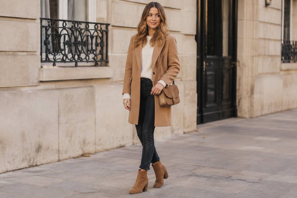 Bottines femmes daim camel : comment les porter avec style au quotidien
